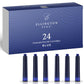 Nachfüllbare Tintenpatronen – 24er-Pack – Kompatibel mit Ellington Pens 24 Blau
